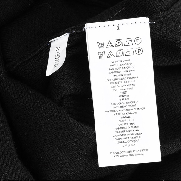 Michael Kors black hooded zipper cardigan sweater jacket urban minimalist XS - Picture 11 of 11